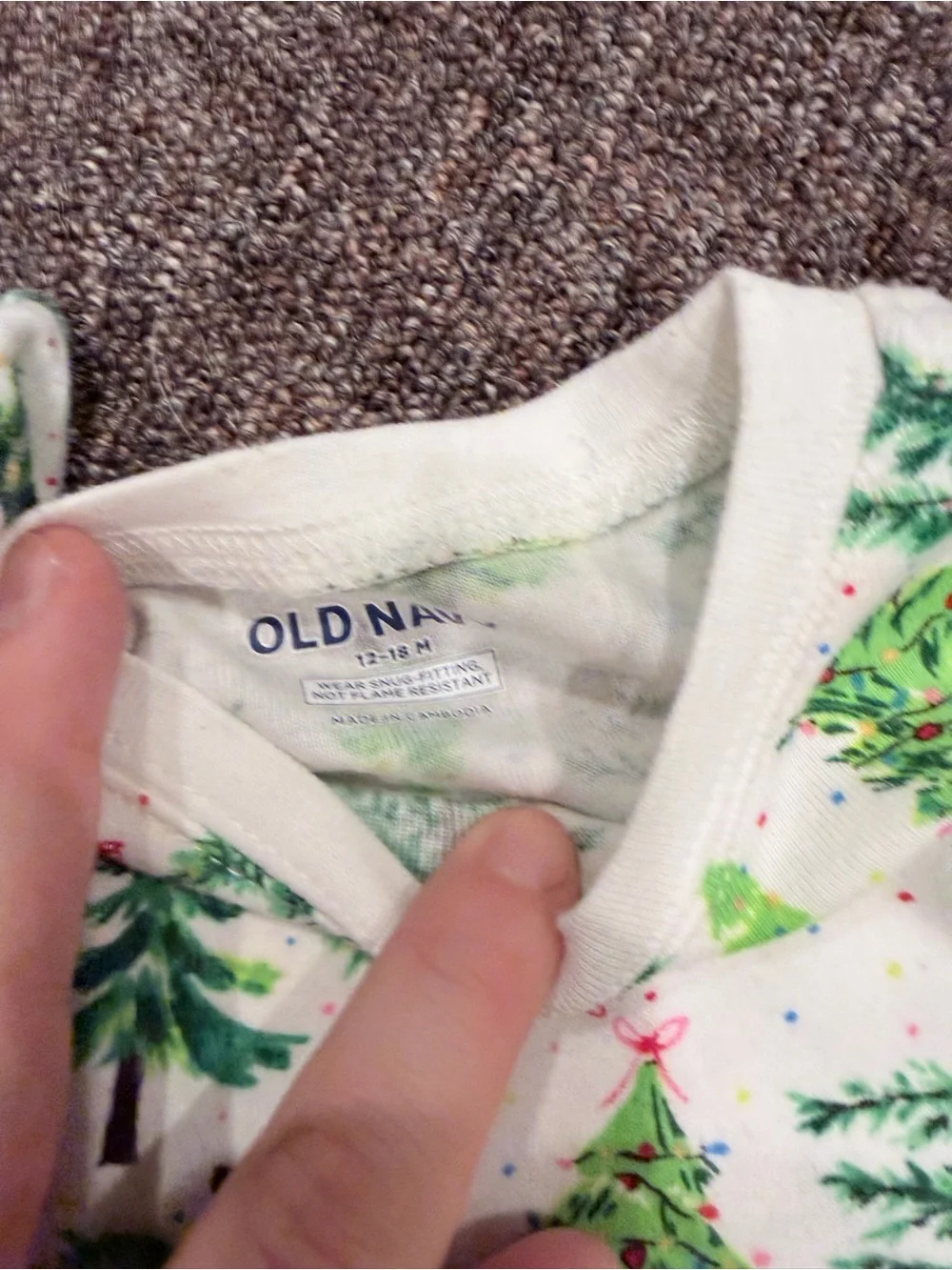 3 Baby christmas Print Pajama Sets n 12-18m